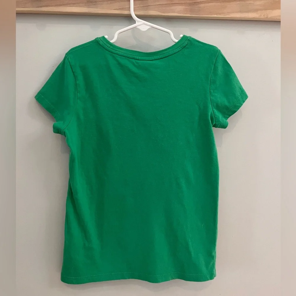 Green shamrock Irish Tee in Girls Size 7 / 8 (big kids) - Picture 3 of 5